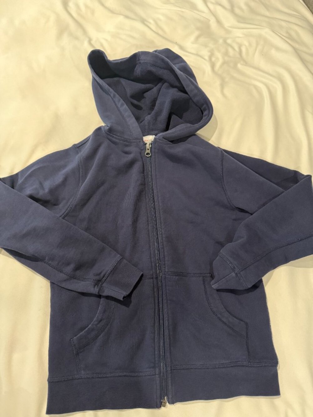 Kid's Mini Boden zip up hoodie